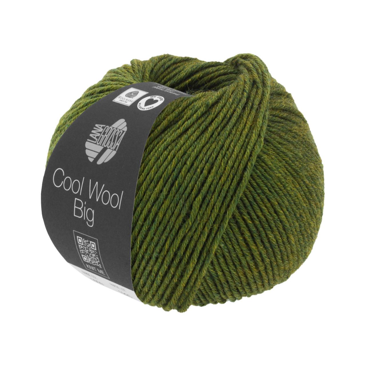 Cool Wool Big Mélange 1611 Grün meliert