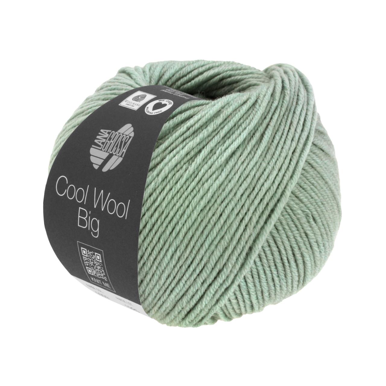 Cool Wool Big Mélange 1619 Graugrün meliert