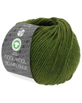 Cool Wool Big Mélange GOTS<br />213 Oliv meliert