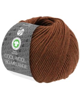 Cool Wool Big Mélange GOTS<br />216 Braun meliert
