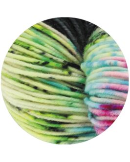Cool Wool Hand-Dyed <br>106 Jaipur – Schwarz/Grau/Pfirsich