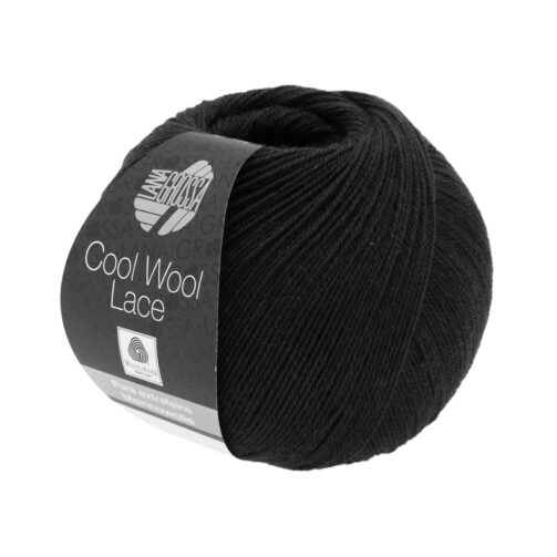 Cool Wool Lace 24 Schwarz