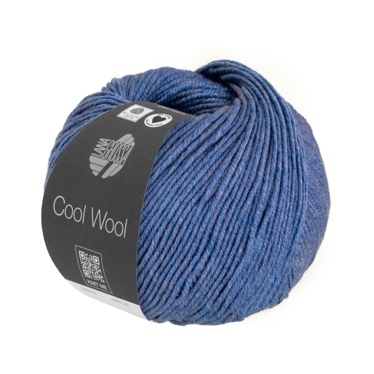 Cool Wool Mélange 1427 Blau Meliert