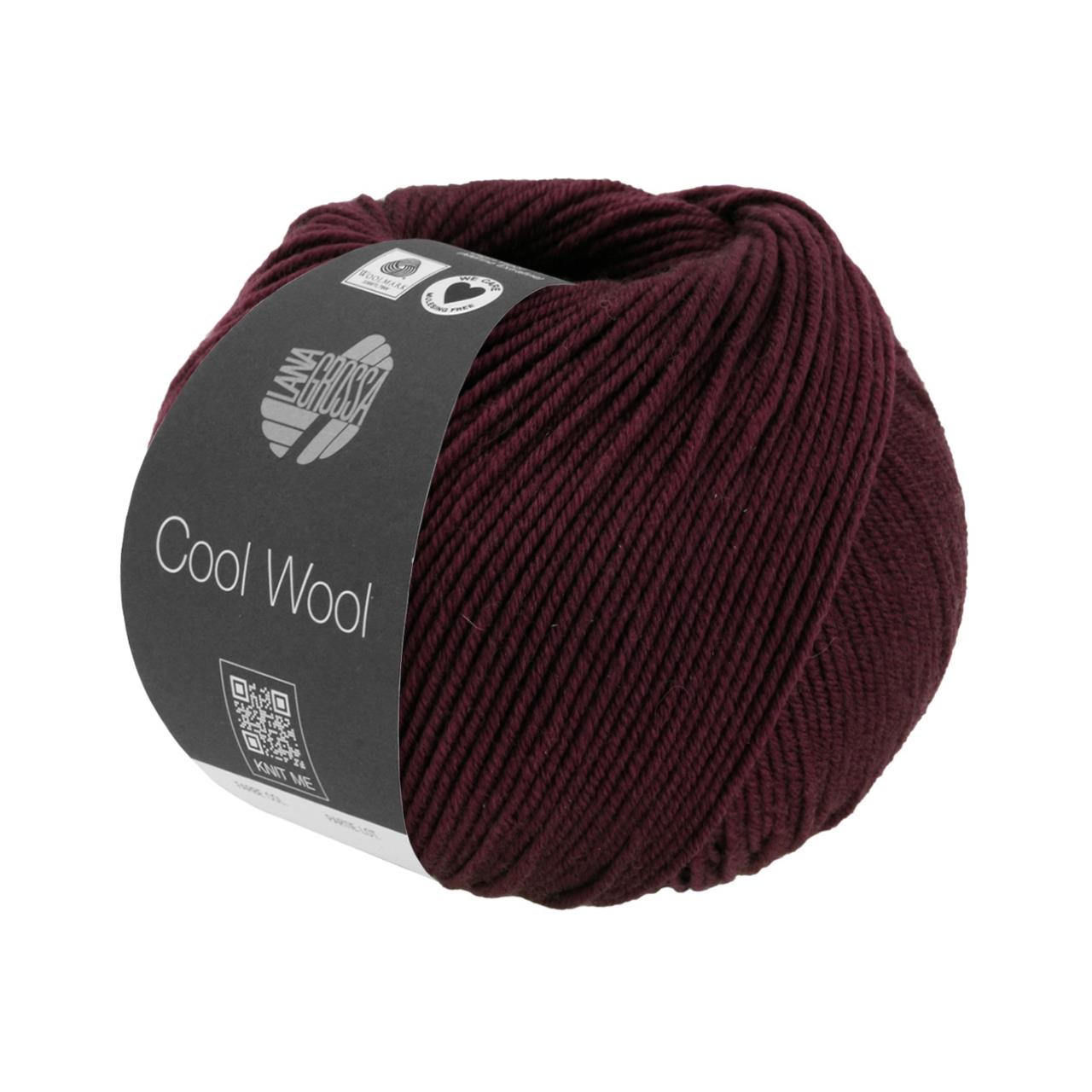 Cool Wool Mélange 1404 Schwarzrot meliert