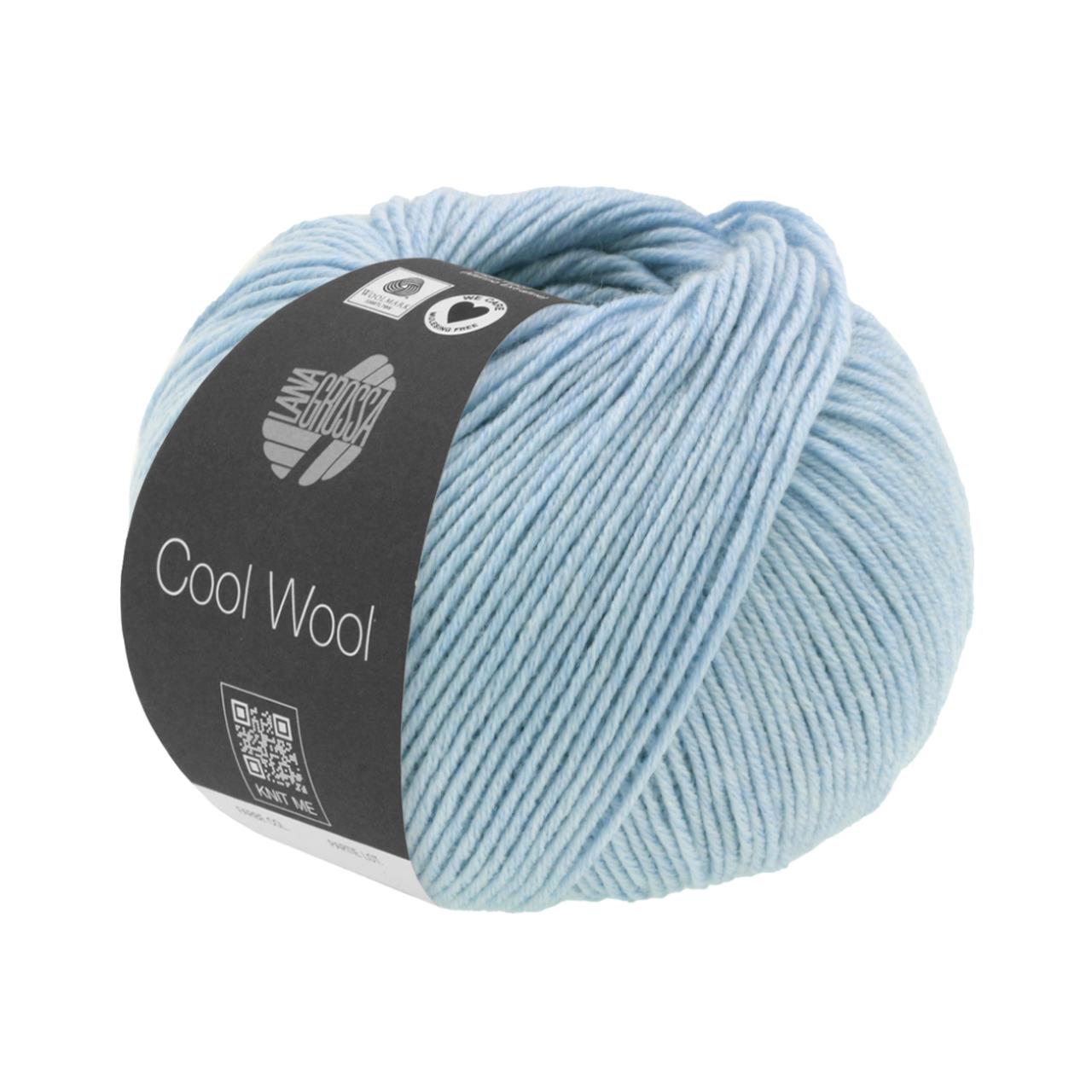 Cool Wool Mélange 1420 Hellblau meliert