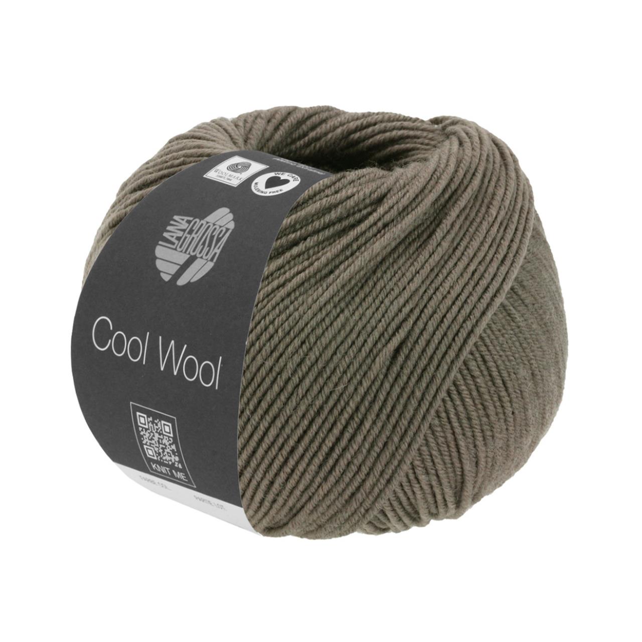 Cool Wool Mélange 1422 Dunkelbraun meliert