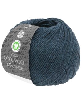 Cool Wool Mélange GOTS<br />111 Schwarzblau meliert