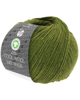 Cool Wool Mélange GOTS<br />113 Oliv meliert