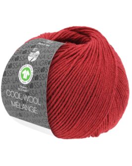 Cool Wool Mélange GOTS<br />115 Rot meliert