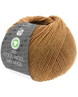 Cool Wool Mélange GOTS <br>130 Karamell meliert