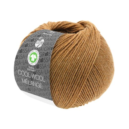 Cool Wool Mélange GOTS 130 Karamell meliert