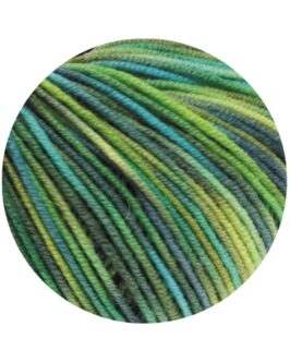 Cool Wool Print <br/>784&nbsp;Gelbgrün/<wbr>Türkis/<wbr>Graugrün/<wbr>Petrol