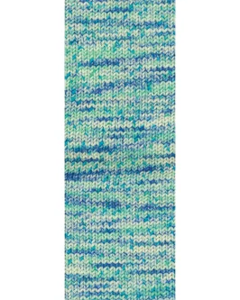 Cool Wool Spots <br>5005 Creme/<wbr>Blau/<wbr>Wasser-/<wbr>Cyanblau
