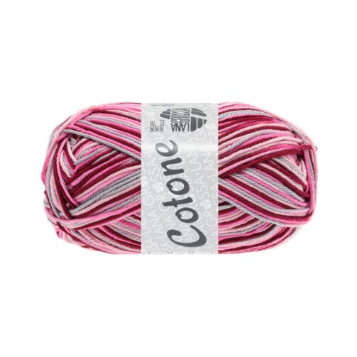 Cotone Print 327 Rosa/Pink/Bordeaux/Hellgrau
