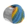 Feltro Print 386 Senf/Saharabraun/Petrol/Marine