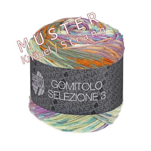 Gomitolo Selezione 3 3004 Grau-/Hellblau/Jeans/Grau/Silbergrau/Graugrün/ Graulila