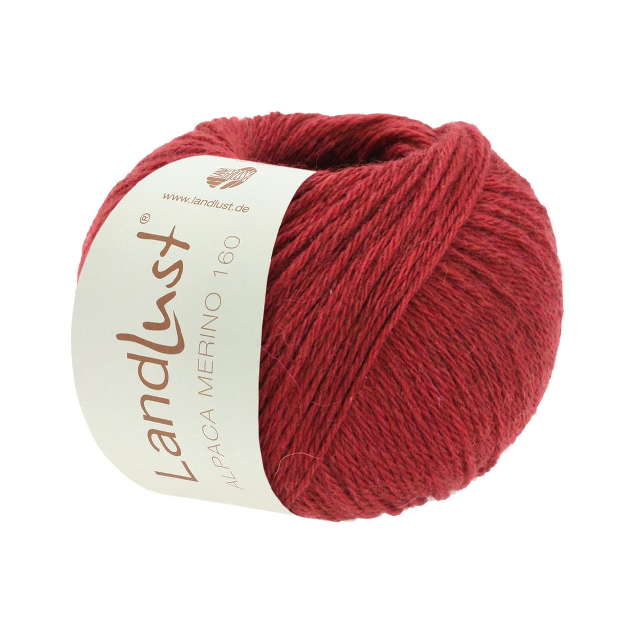 Landlust Alpaka Merino 160 420 Bordeaux