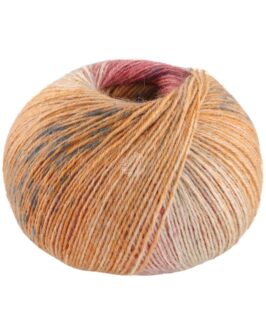 Meilenweit 100 Alpaca Print <br>2208 Blassgelb/<wbr>Orange/<wbr>Blaugrau/<wbr>Perlbeige/<wbr>Rosa/<wbr>Erdbeerrot/<wbr>Blauviolett