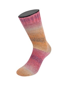 Meilenweit 100 Alpaca Print <br>2208 Blassgelb/<wbr>Orange/<wbr>Blaugrau/<wbr>Perlbeige/<wbr>Rosa/<wbr>Erdbeerrot/<wbr>Blauviolett