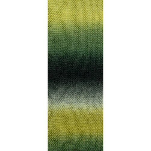 Meilenweit 100 Color Mix Soft 8057 Lind-/Blatt-/Schwarz-/Graugrün/Oliv