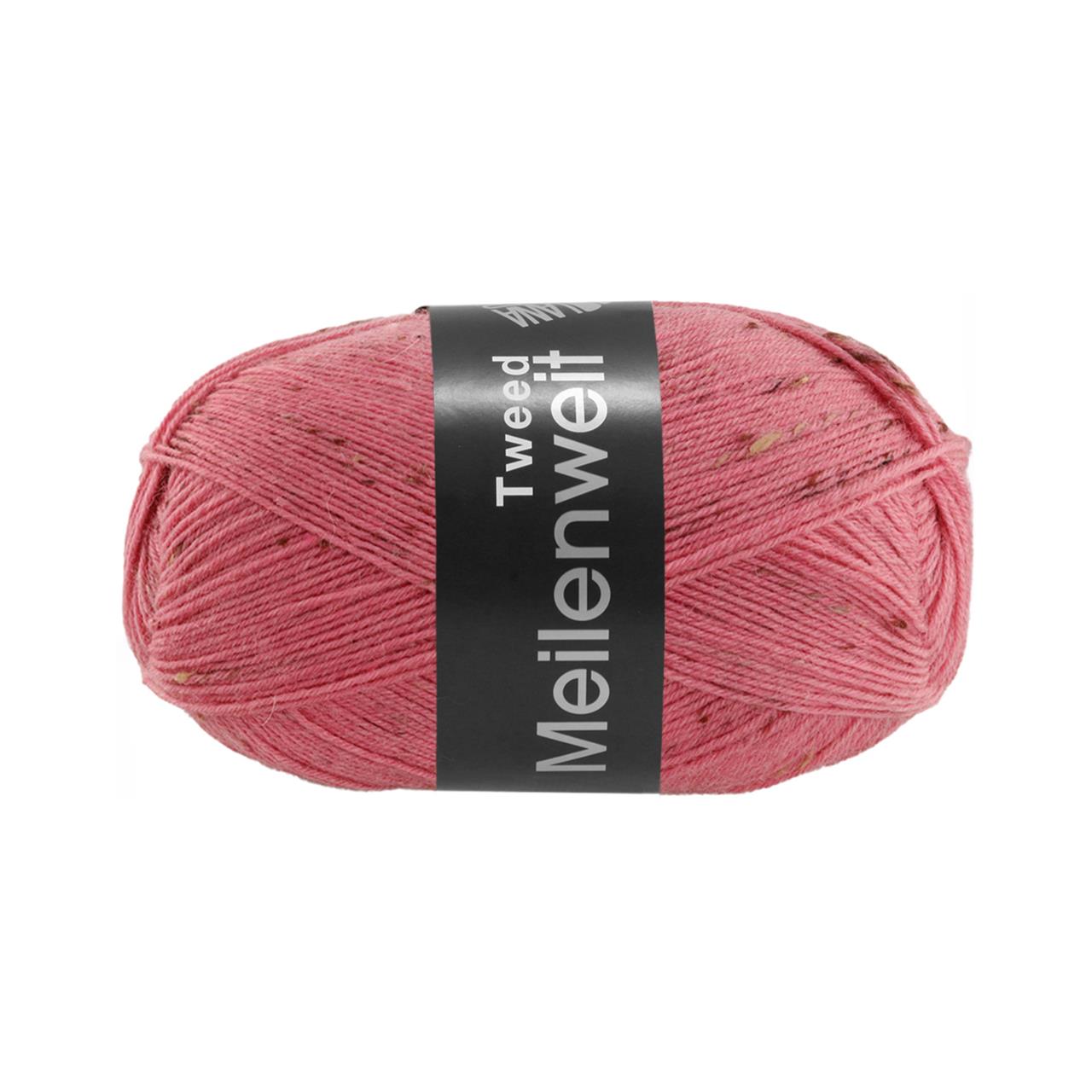 Meilenweit 100 Tweed 175 Nelkenrosa