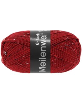 Meilenweit 6-Fach 150 Tweed <br>9676 Kirschrot