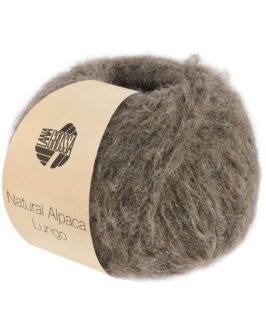 Natural Alpaca Lungo <br />20 Graubraun