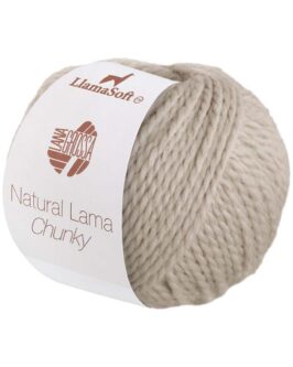 Natural Lama Chunky <br />12 Graubeige