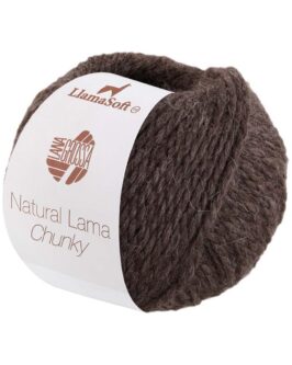 Natural Lama Chunky <br />14 Graubraun