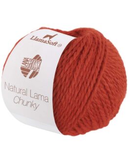 Natural Lama Chunky <br  />4 Rostorange