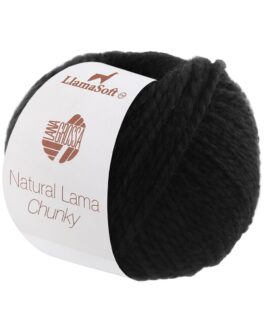 Natural Lama Chunky <br  />8 Schwarz