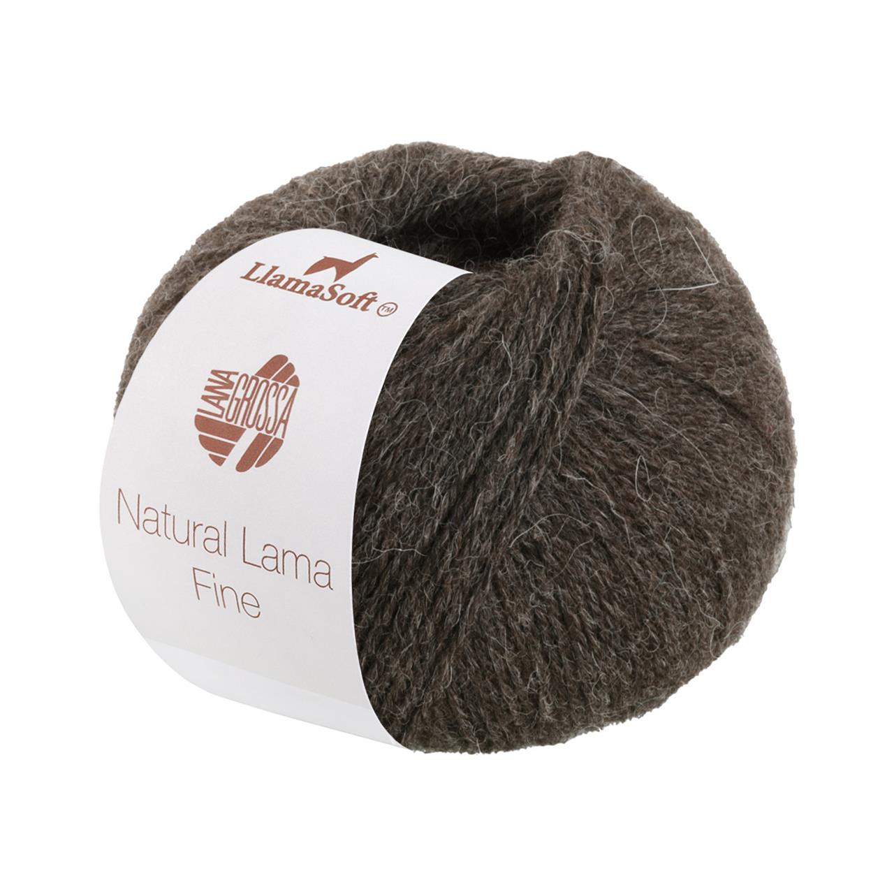 Natural Lama Fine 115 Schwarzbraun