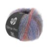 Silkhair Print 405 Jeans/Silbergrau/Rotviolett/Rost/Grau