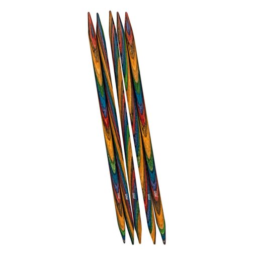 Strumpfstricknadel Design-Holz Multicolor 5.0 mm / 20 cm