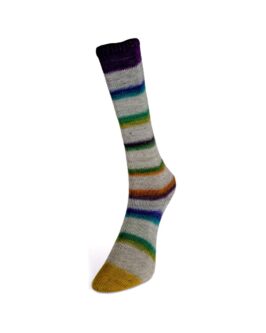 Art Sock <br  />3 Grau/<wbr>Violett/<wbr>Orange/<wbr>Grün