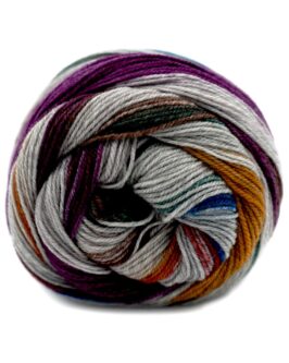 Art Sock <br  />5 Grau/<wbr>Violett/<wbr>Orange/<wbr>Anthrazit