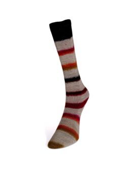 Art Sock <br  />5 Grau/<wbr>Violett/<wbr>Orange/<wbr>Anthrazit