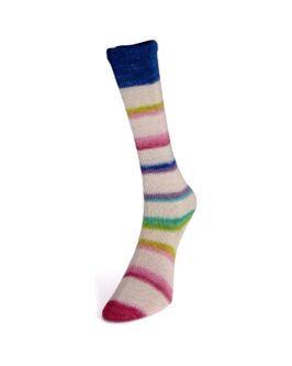 Art Sock <br />11 Weiß/<wbr>Blau/<wbr>Bordeaux/<wbr>Pink/<wbr>Grün