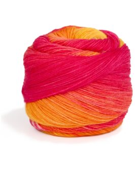 Watercolor Sock <br/>202 Orange/<wbr>Pink