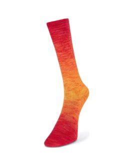 Watercolor Sock <br/>202 Orange/<wbr>Pink