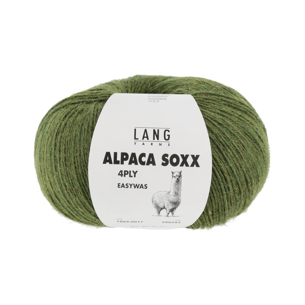 Alpaca Soxx 4-Fach 17 Grün Mélange