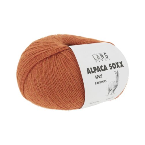 Alpaca Soxx 4-Fach 59 Orange Mélange