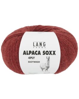 Alpaca Soxx 4-fach <br>61 Rot Mélange