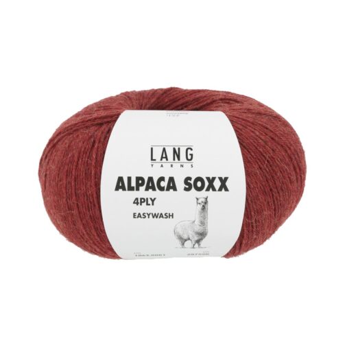 Alpaca Soxx 4-Fach 61 Rot Mélange