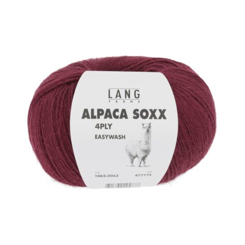 Alpaca Soxx 4-Fach 62 Weinrot