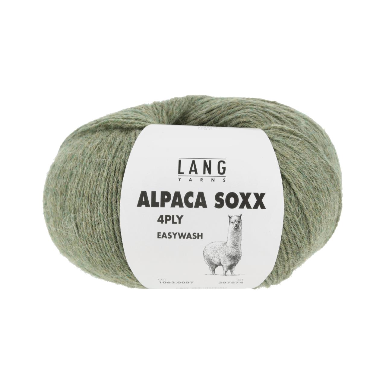 Alpaca Soxx 4-Fach 97 Hellolive Mélange