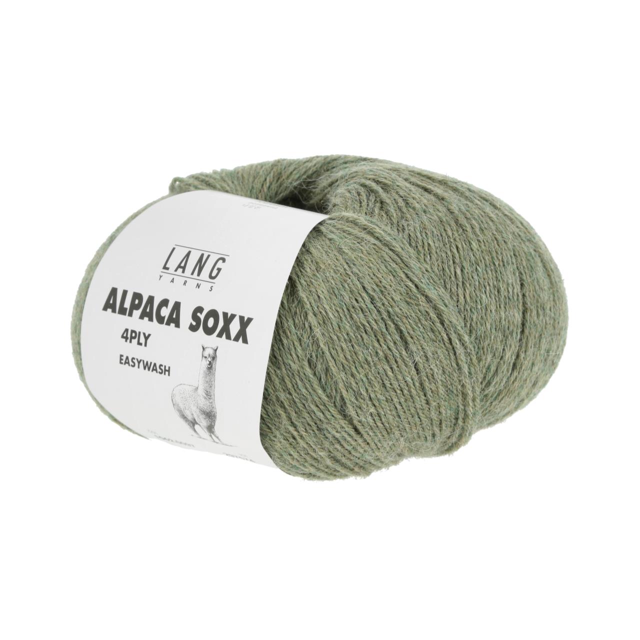 Alpaca Soxx 4-Fach 97 Hellolive Mélange