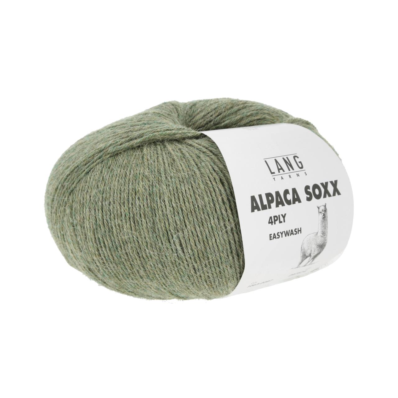 Alpaca Soxx 4-Fach 97 Hellolive Mélange