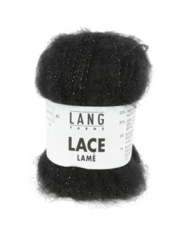 Lace Lamé <br/>104 Schwarz-Silber