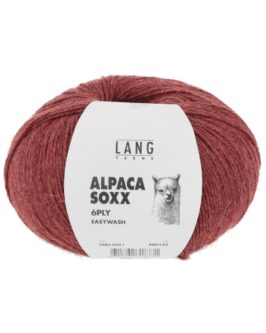 Alpaca Soxx 6-Fach <br />61 Rot Mélange